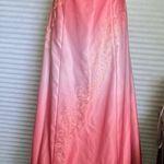 Jump  Pink Prom Dress Strapless Tie Back Size 11-12 Photo 1