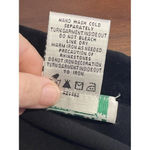 Quacker Factory  Medium Rhinestone Rose Embroidered Black Velvet Shacket Top‎ VTG Photo 9