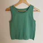 jo&co J.o. &  | Two Ribbed Cropped Tank Tops Pink & Green | M/L Photo 4