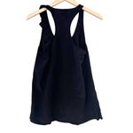 Central Park West Black Ruffle Tank Top Sz S Photo 4