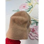 Wool Cloche‎ Hat Womens Tan Beige Vintage Style Soft Warm Fall Winter Photo 3