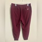 FIGS  Zamora Pants Womens Size Large Short Scrub Medical Nurse Joggers Burgundy Photo 1