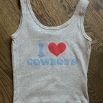 Obsessive Love I Heart Cowboys Tank Top Photo 0