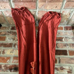 Anthropologie Elevenses  Orange Jumpsuit, S Photo 5
