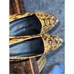 Rebecca Minkoff Rebecca Minkov women’s Pacey snake embossed turmeric loafers size 8 1/2 Photo 13