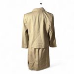 Pendleton ‎ Womens Skirt Suit Set Tan Beige Blazer Jacket Career Two Piece Set Photo 1