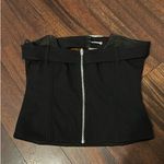 White Fox Boutique  Belt Buckle Strapless Top Photo 2