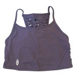 Free People Movement Revelations Crop Top Dark Purple Size Small Photo 0