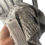 Hollister  Y2k Size‎ Medium Gray Cable Knit Long Sleeve Babydoll Sweater Dress Photo 4