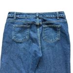 Garnet Hill Dark Wash Blue Bootcut Cotton Spandex Y2K Tall Jeans SZ 10 #2022 Photo 4