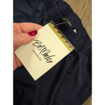 Bob Mackie  NWT Wide Leg Navy Blue Flowy Stretchy Pants Size Small Photo 2