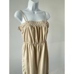 BITTEN BY SARAH JESSICA PARKER 8 Stone Sundress Summer Casual Party (b46) Tan Photo 1