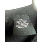 Crystal Kobe Black Cardigan Sweater Red Sequin Cardinals Button Front XL Photo 2