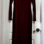 Reformation  Tommie Burgundy Knit Maxi Dress Size XS Photo 1