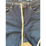 J. Jill Denim High Rise Straight Leg Dark Wash Jeans Preppy Women's Size 16 Blue Photo 9