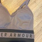 Under Armour Compression Seamless Grey Woman’s XS Sports Bra Strappy Photo 2