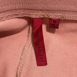 Love‎ Scarlett Straight Leg Cropped Ankle Pants Pull On Dusty Coral Pink 10 Pink Photo 1