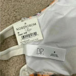 BP New with tags Nordstrom floral orange and purple ruffle bikini top Photo 2