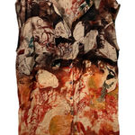 POL  Abstract Print Sleeveless Shirt Dress NWOT Large Photo 0
