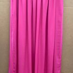 Sofia Pleated Maxi Skirt in Fuchsia Hot Pink Photo 1