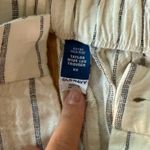 Old Navy  White and Blue Striped Linen Pants XS Photo 3
