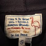 Sandrine Rose Oversized Raw Edge Women’s Black Hoodie Size Small Photo 7