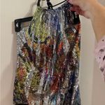 Body Central vintage  sequins halter top blouse size M Photo 1