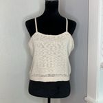 Arizona Jeans New Arizona Pointelle beige crochet cardigan set 100% cotton size XL Photo 3