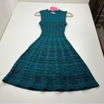 Amanda Uprichard  Braylen Bold Knit‎ Sleeveless Dress Teal Womens Size Small NEW Photo 1