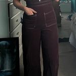 Wild Fable Burgundy Corduroy Overalls Photo 0