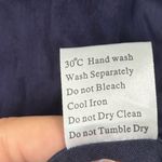 Coco Cabana Navy‎ Embroidered Cropped Tank NWT size large Blue Photo 3