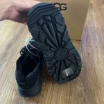 UGG  black suede lace up shoes sneakers waterproof women’s 7 new Photo 5