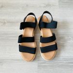 Universal Threads Universal Thread Elliot Strappy Platform Sandals Black Sz 8 Photo 1