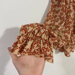 SheIn Floral Lantern Sleeve Blouse Photo 3