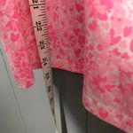 Lilly Pulitzer Pink Shandy Invest A Gator Ziva Bell Sleeve Preppy Relaxed Top XL Photo 3