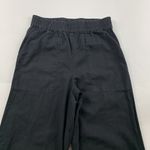 Michael Stars  Charcoal Linen Blend High Rise Wide Leg Pant S Photo 1