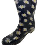 Daisy Floral Rain boots Size8 Size 8 Photo 1