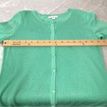 New York And Company  womens S green cardigan button down sweater Photo 5