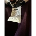 Michaelangelo  Burgandy Formal Party Elegant Drape Neck V-neck Back Size 6 Photo 8