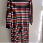 Old Navy Long Underwear Pajamas with Rainbow Color Stripes Medium Photo 5