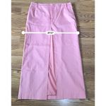 SIR. THE LABEL woven midi skirt GIACOMO SPLIT SKIRT IN PINK size 3 / us L Size L Photo 6