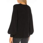 1. State  Women's Size S‎ Rich Black Pullover Ballon Sleeve Pullover Sweater, NWT Photo 1
