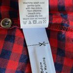 J.Crew  Women's Crinkle‎ Boy Shirt in Red Check - 00 EUC Photo 7