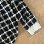 monrow plaid flannel button down shirt Black Size L Photo 1