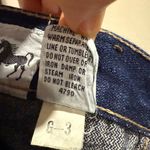 80s / 90s Hunters Glen Classic Pleated Blue Denim Slit Pencil Skirt Size 10/11 Photo 4