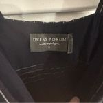 Dress Forum Elegant Navy Blue Striped Dress Photo 4