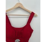 Speechless  Women Red Babydoll Y2K Tank Top Size S Vampire Feminine Goth Romantic Photo 3