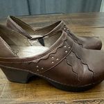 Dansko Hailey Professional Staple Clog Mule Platform Nursing Shoe Studs 7.5-8/38 Photo 0