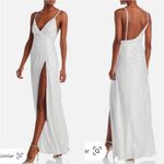 Retrofête Retrofete Yesi Braided Strap High Slit Dress Silver XS Photo 8
