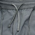 Nobull  Black Track Pants Ankle Zip Elastic Waist Draw String Small Workout Gym Photo 6